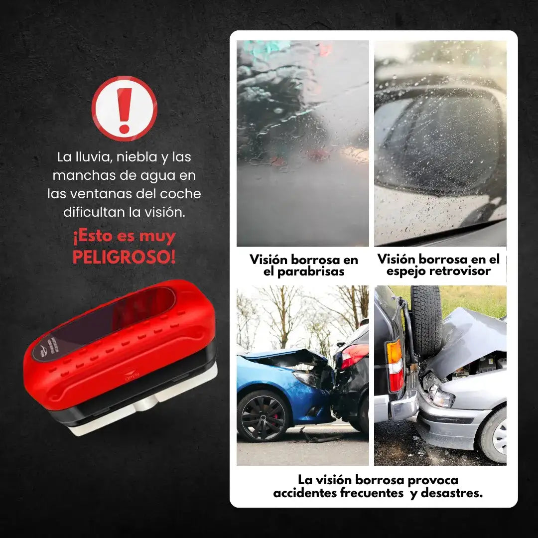 Tu parabrisas se empaña y reduce la visibilidad al conducir.